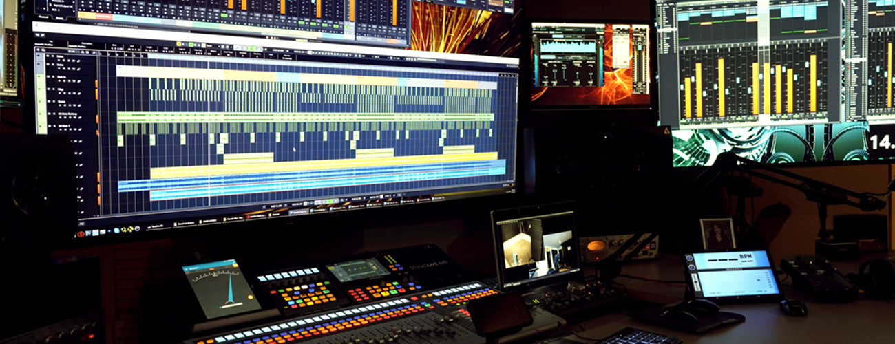 The Sound Lair control room